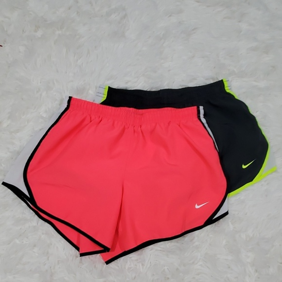 Nike Other - 2 Nike neon running shorts NWOT youth size large